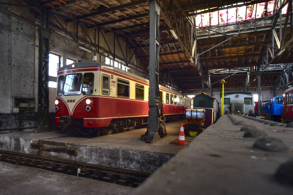 Rheinisches Industrie Museum: Triebwagen der KBE