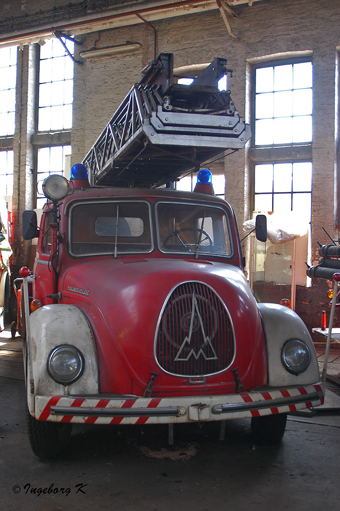 Rheinisches Industriebahn-Museum - Feuerwehrwagen Magirus Deutz