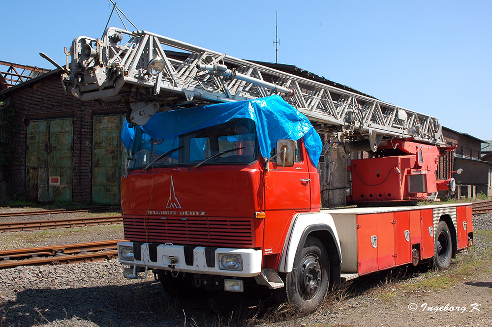 Rheinisches Industriebahn-Museum - Feuerwehrwagen Magirus Deutz