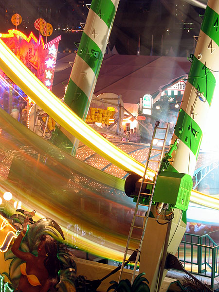 Rheinkirmes Düsseldorf | Riesenrad etwas später am Abend