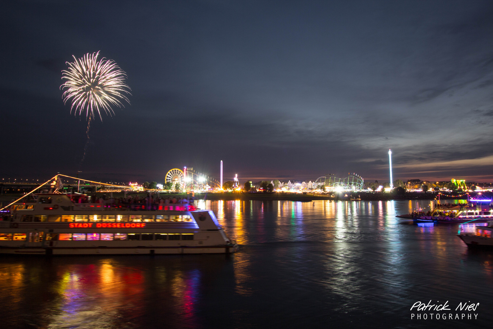 Rheinkirmes Feuerwerk 2017