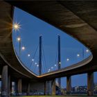 Rheinkniebrücke  der Landeshaupstadt Düsseldorf ...