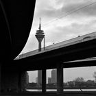 Rheinkniebrücke, Düsseldorf