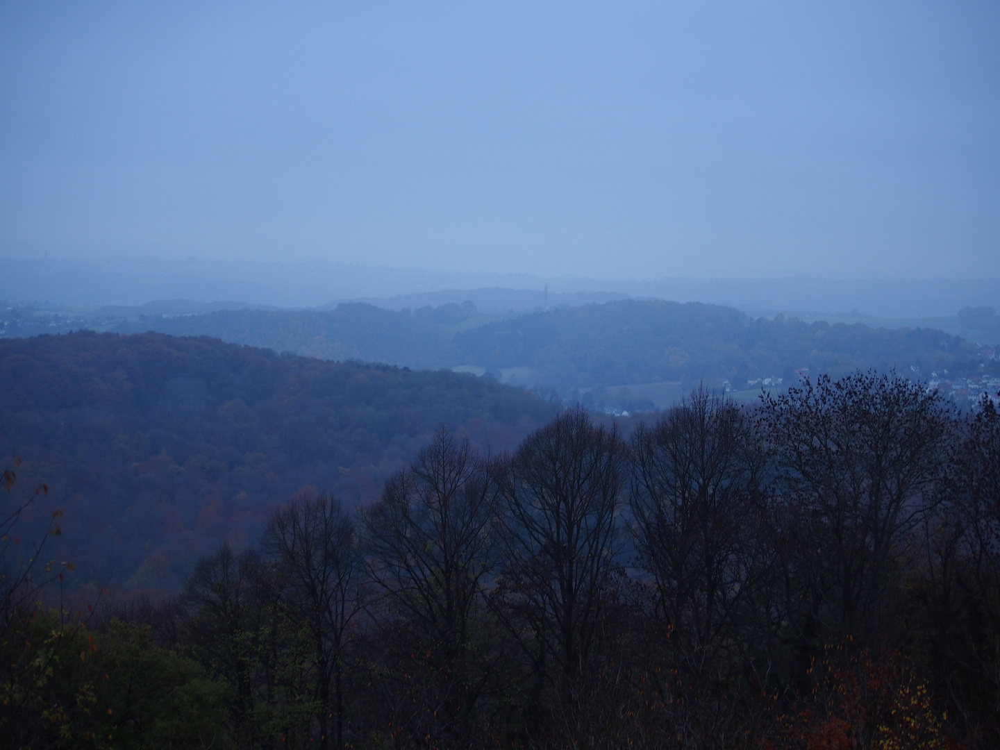 Rheinland im Nebel