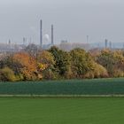 Rheinland: Landwirtschaft-Herbstlandschaft-Industrielandschaft