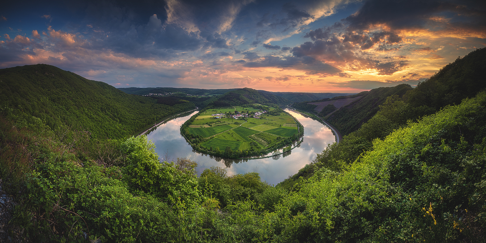 Rheinland Pfalz - Saarschleife Serrig 