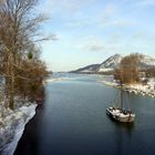 Rheinlandschaft im letzten Winter