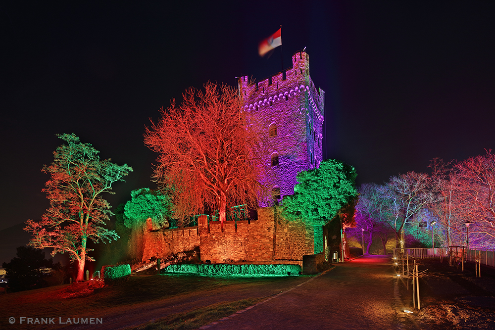 Rheinleuchten 2016 - Bingen, Burg Klopp