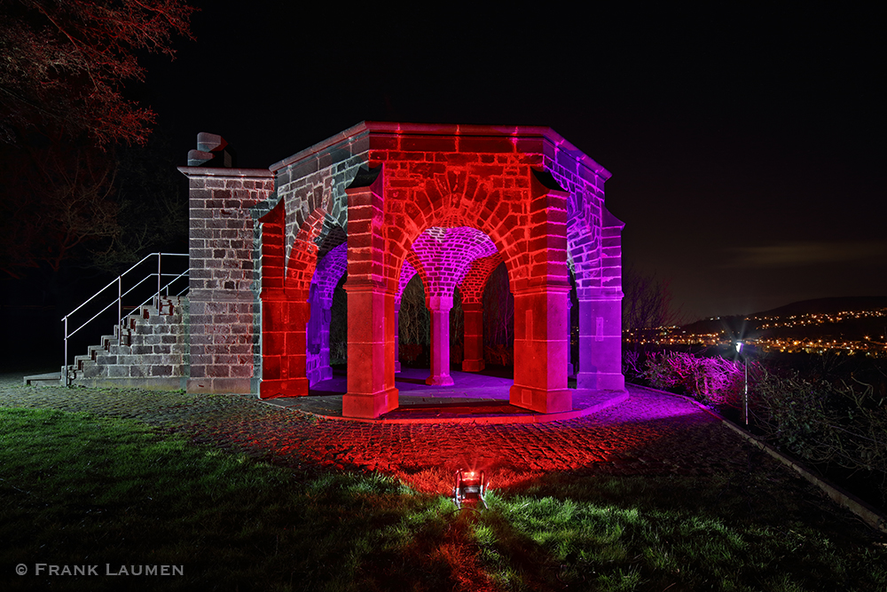 Rheinleuchten 2016 - Königsstuhl von Rhens