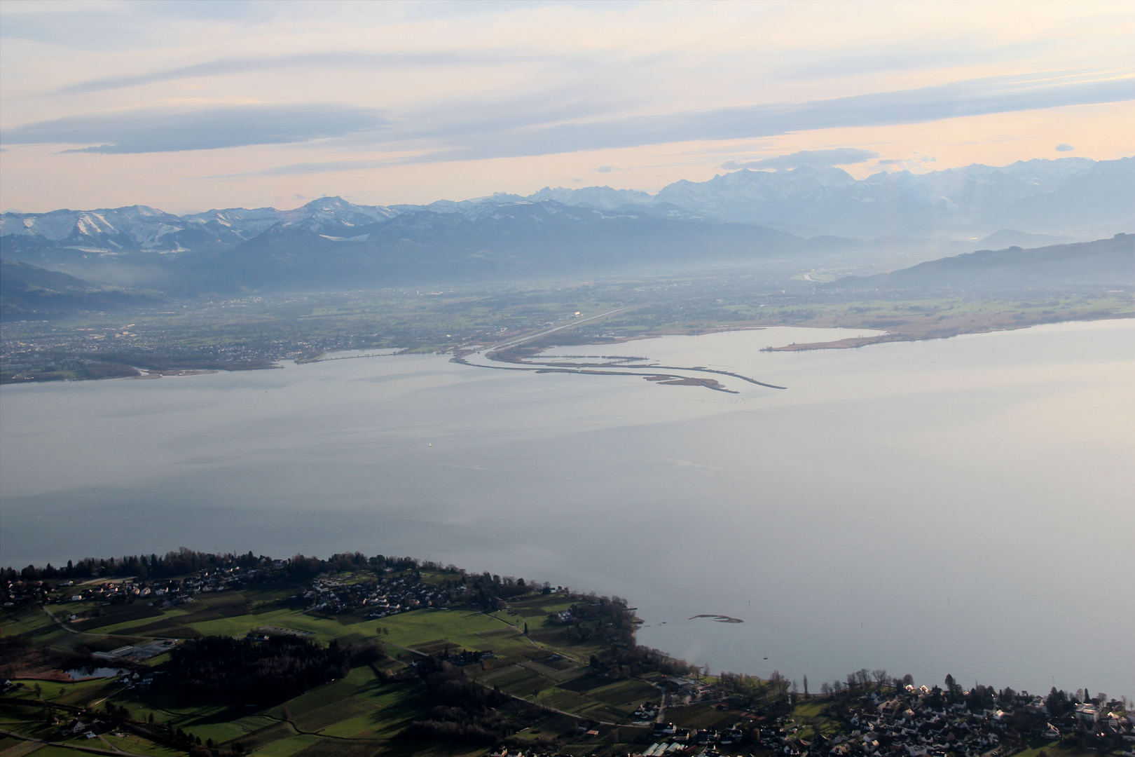 Rheinmündung in den Bodensee