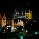 Rheinpanorama - Köln bei Nacht