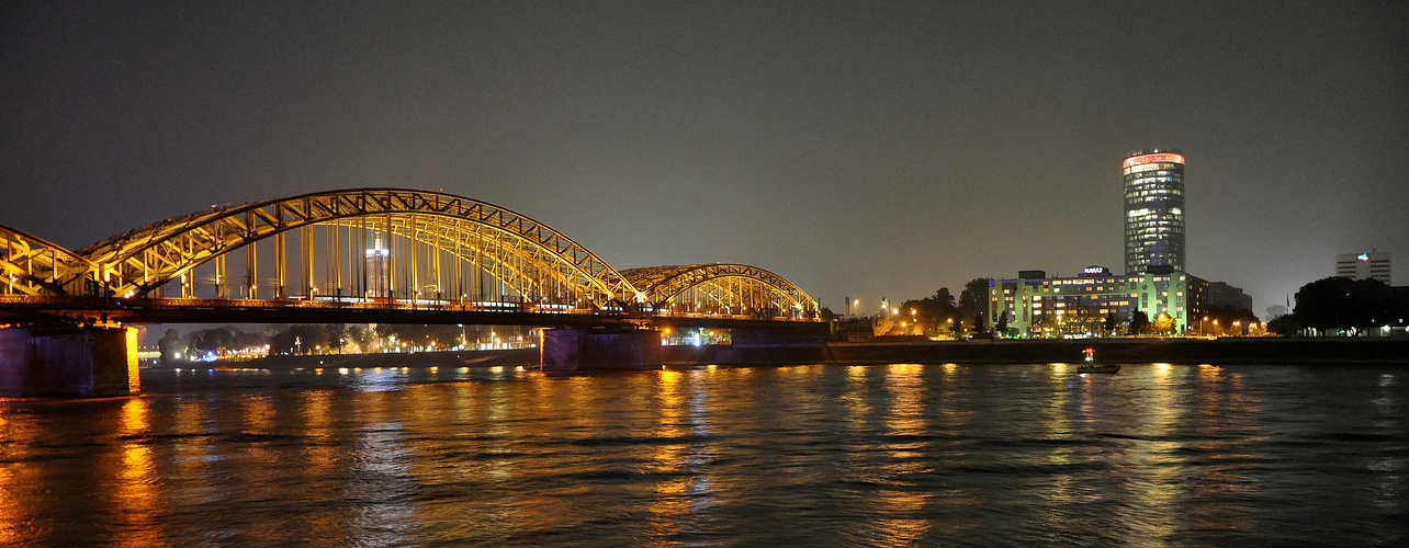 Rheinpanorama mit Hohenzollernbrücke