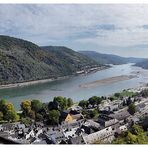 Rheinpanorama von Burg Stahleck aus