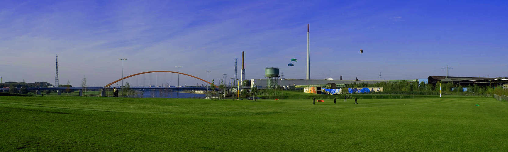 Rheinpark Duisburg Panorama