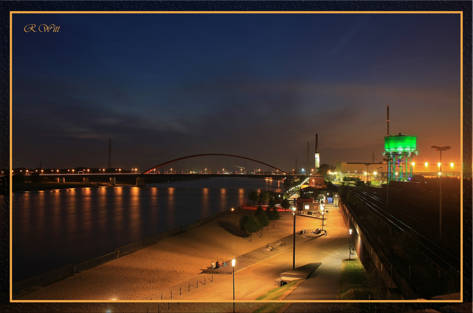 Rheinpark Promenade Duisburg