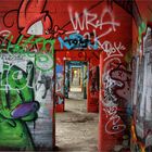 Rheinpark und seine Graffitis ....