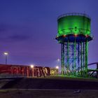 Rheinpark - Wasserturm mit Liege