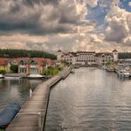 Rheinsber Hafen Dorf