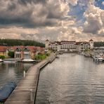Rheinsberg  Hafen Dorf und Hotel