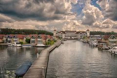 Rheinsberg  Hafen Dorf und Hotel
