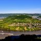 Rheinschleife bei Boppard - Frachter-Rennen