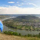 Rheinschleife mit Paraglider