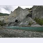 rheinschlucht im regen