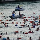 Rheinschwimmen in Basel am 14.8.2012