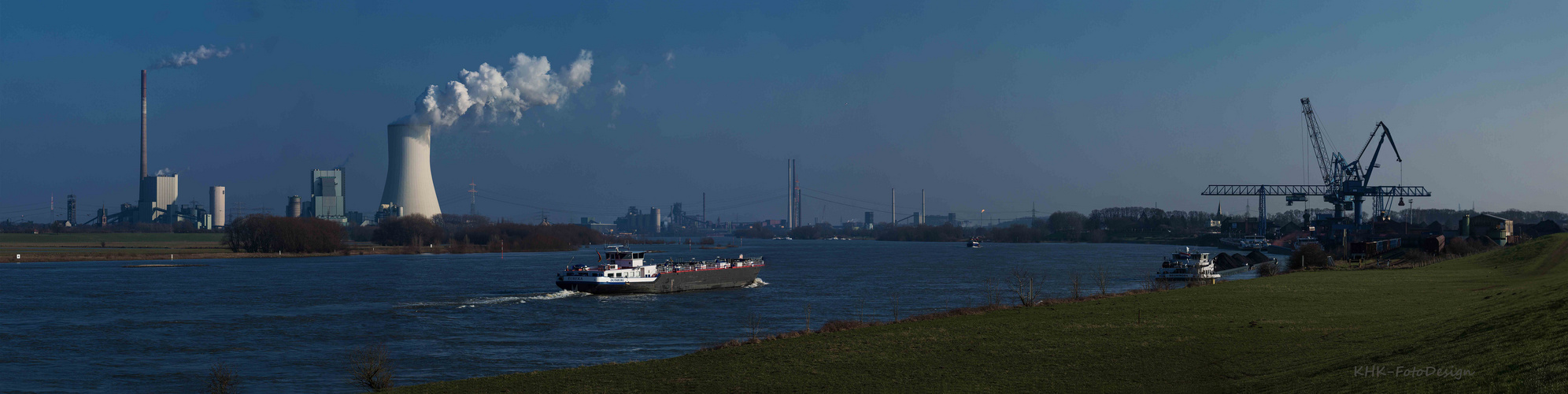 Rheinskyline - Duisburg Walsum - Duisburg Hamborn - Orsoy