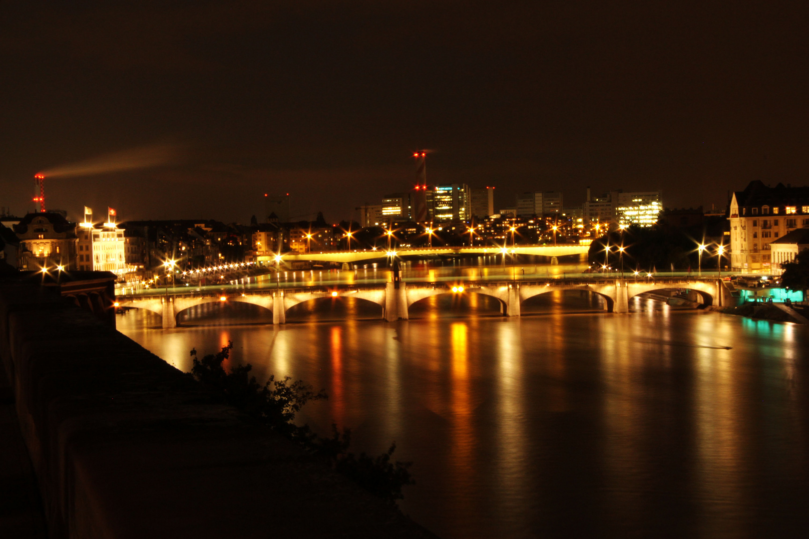 Rheinszene by night