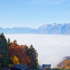 Rheintal im Nebel - Liechtenstein - Schweiz - Österreich