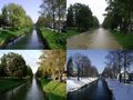 Rheintaler Binnenkanal in allen vier Jahreszeiten von Fredy Roth