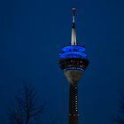 Rheinturm - blue -