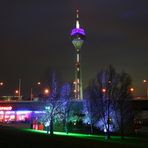 Rheinturm in Farbe