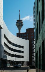 Rheinturm, Medienhafen Düsseldorf