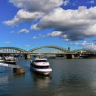 [ Rheinufer, Hohenzollernbrücke ]