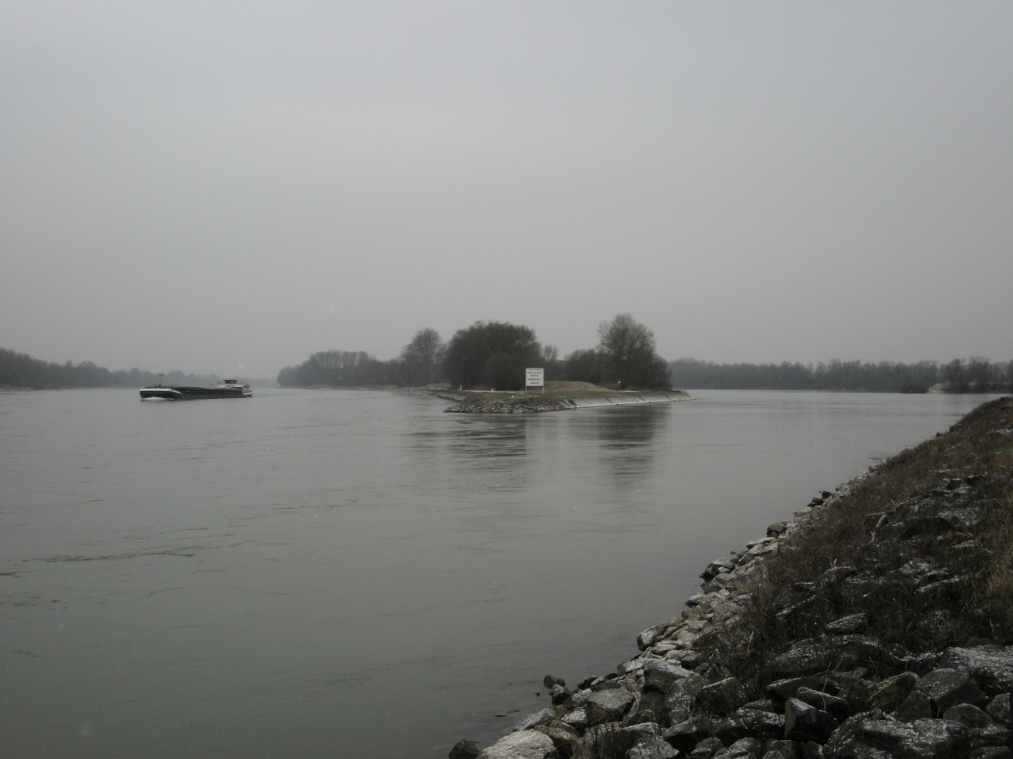 "Rheinwinter" bei Lauterbourg/Elsass/Frankreich