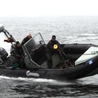 RHIB der Marine (MSK) mit MG3