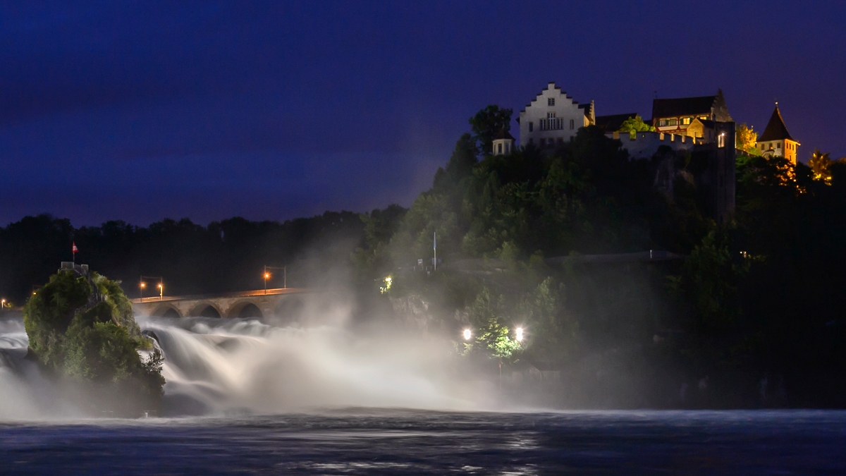 Rhine Falls by Night