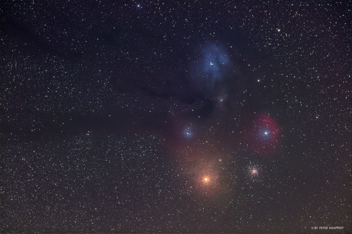 Rho Ophiuchi Region vom Schwarzwald aus aufgenommen