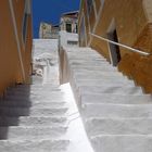 rhodes ..les escaliers blancs de Symi....