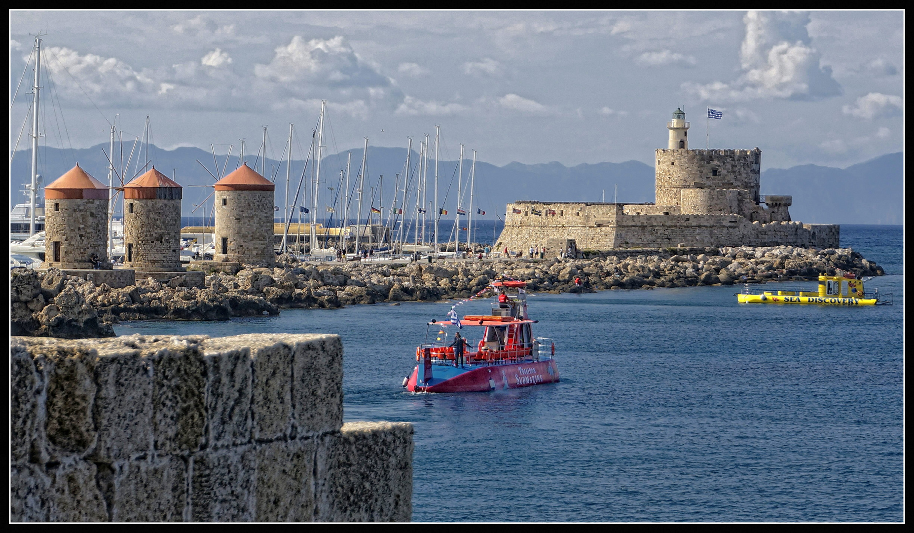 Rhodos 2017  -   Am Hafen von Rhodos-Stadt