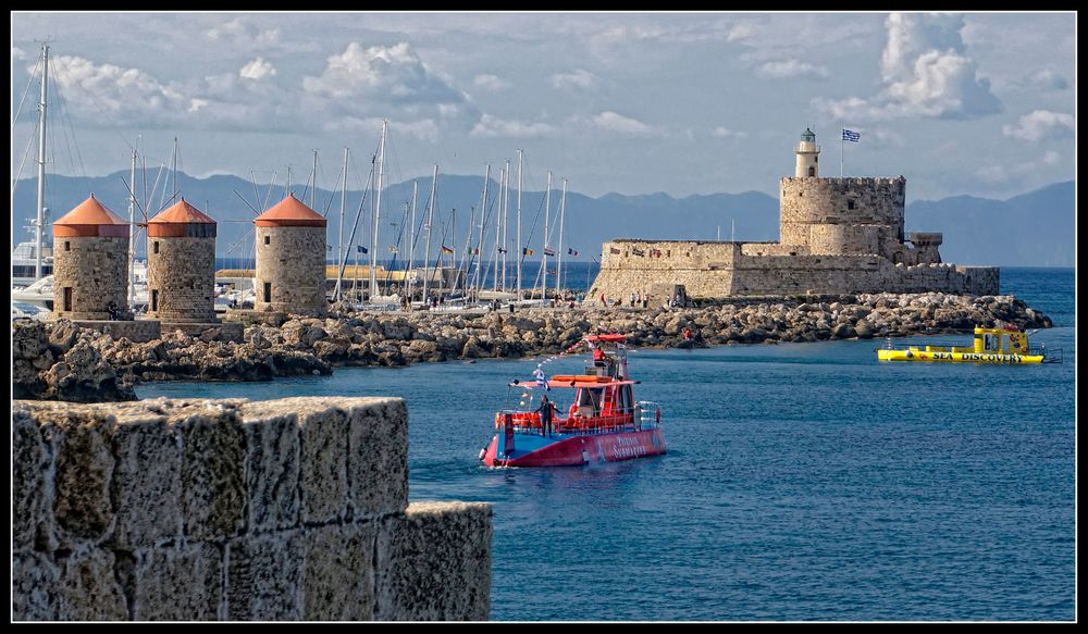 Rhodos 2017 - Am Hafen von Rhodos-Stadt Foto & Bild | world, motive