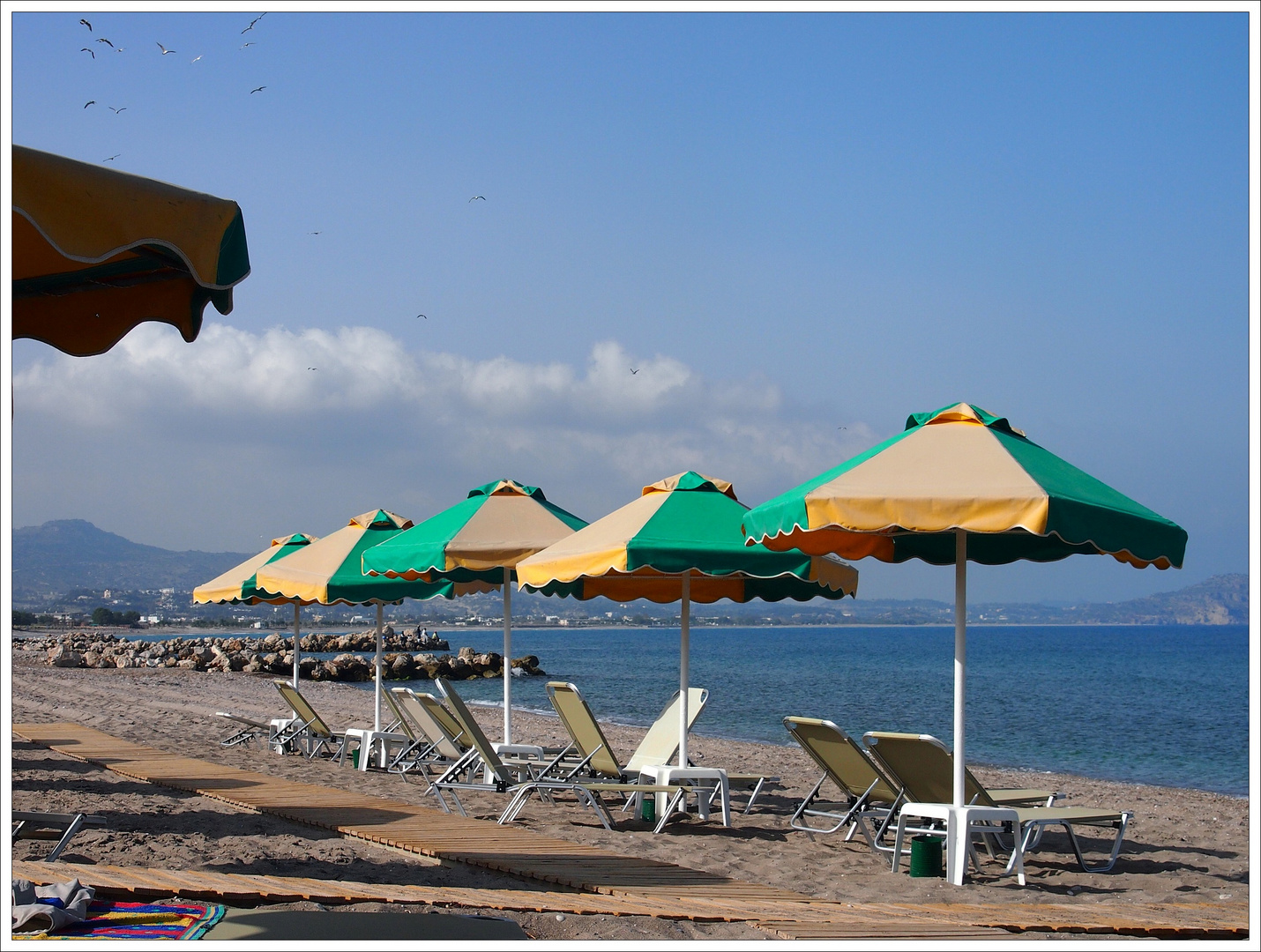 Rhodos - Am Strand von Kolymbia