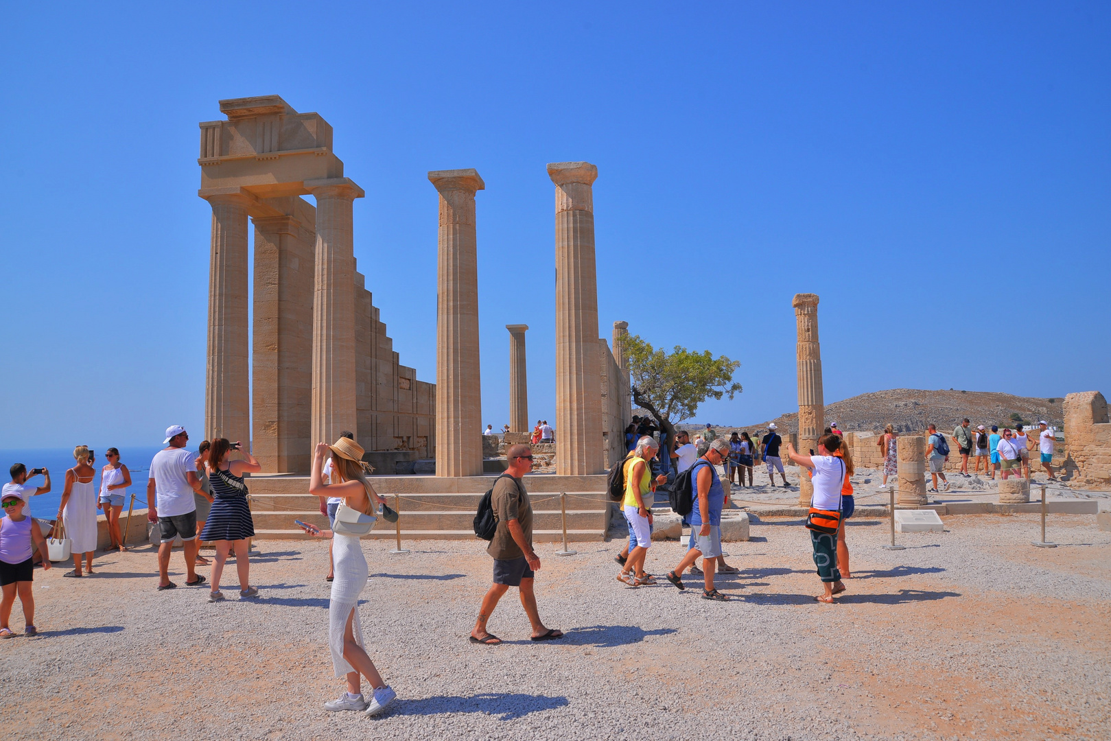 Rhodos, die Akropolis von Lindos