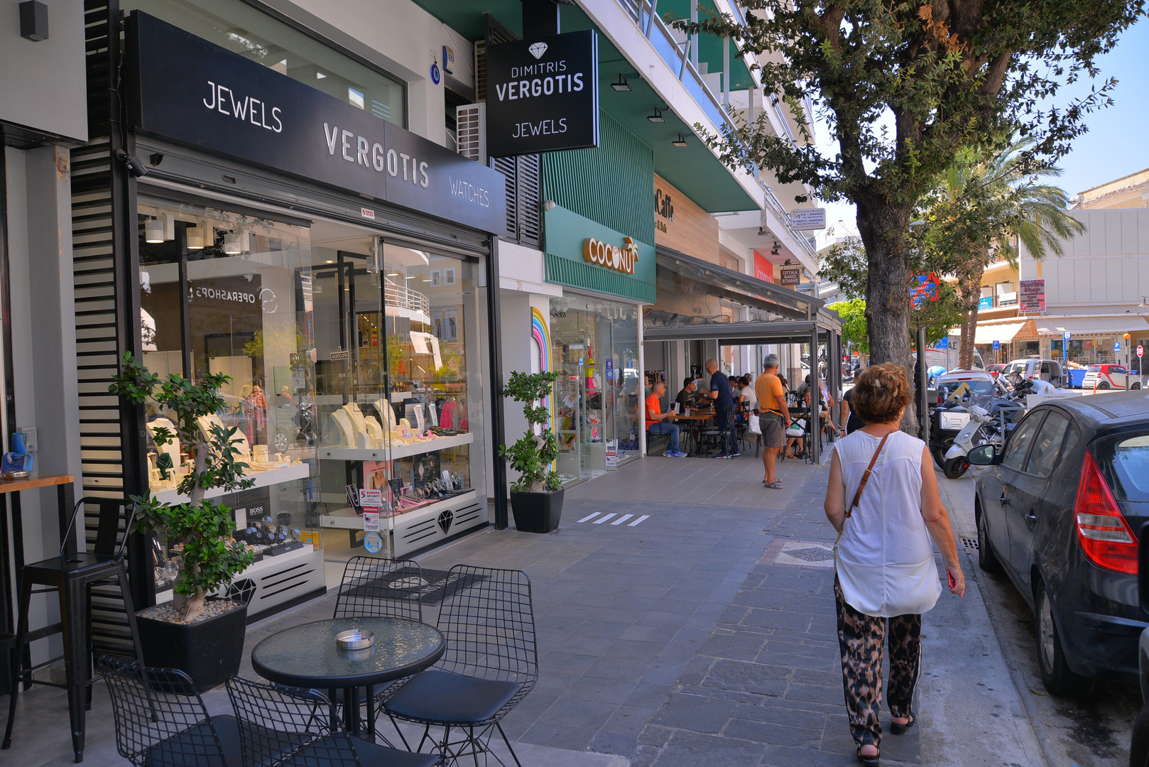 Rhodos, Einkaufsbummel durch Rhodos-Stadt