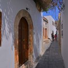 Rhodos, Gasse in Lindos