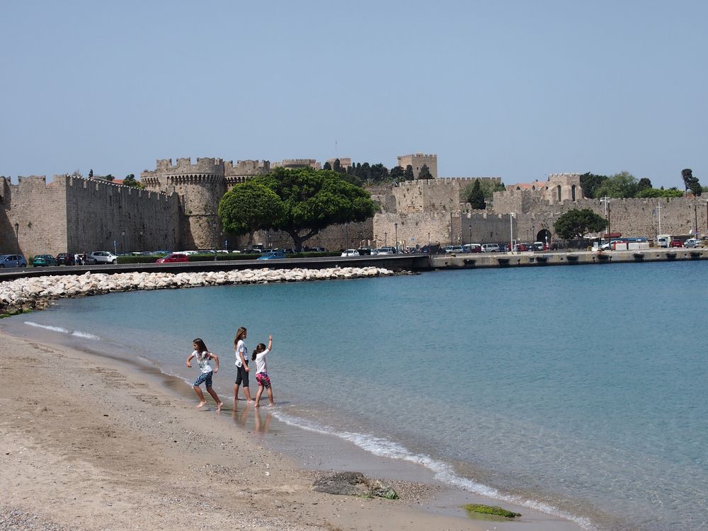 Rhodos Stadt - Am alten Hafen