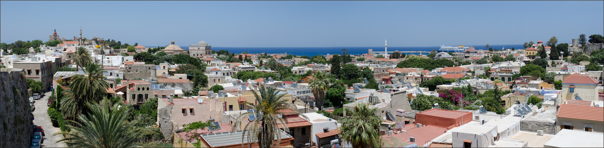 Rhodos Stadt Panorama 