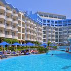 Rhodos, unser Hotel, Blick vom Swimmingpool